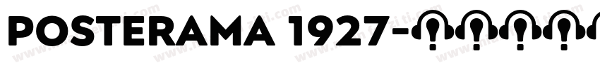 Posterama 1927字体转换